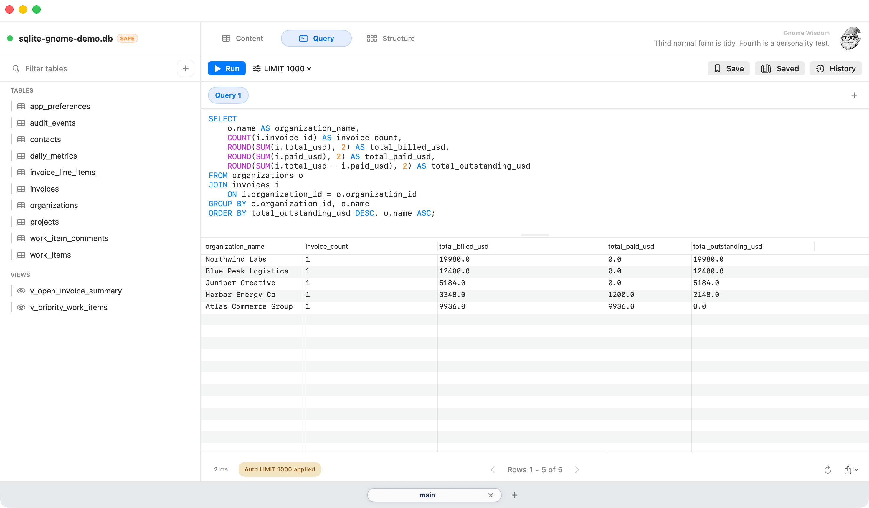 Query Editor
